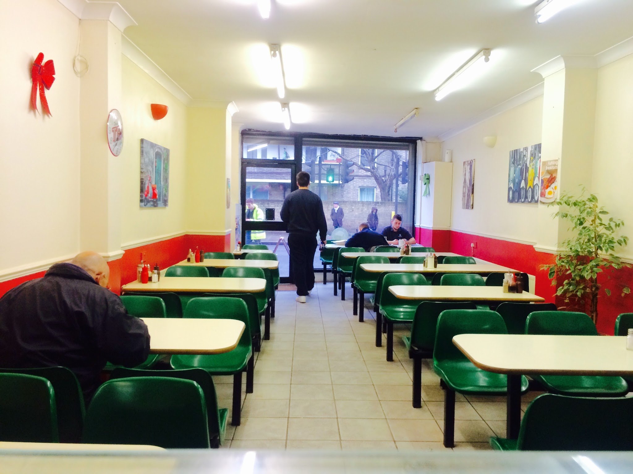 Inside Elms Coffee Shop, Battersea